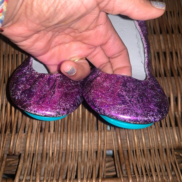 Custom Purple Sparkle Tieks - Picture 3 of 7